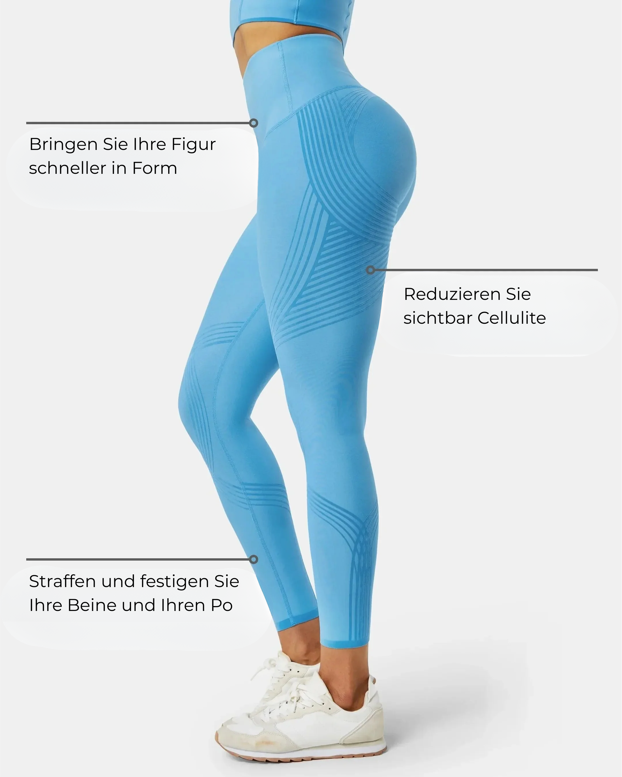 Sculpt Leggings — CelluWeave™ | Azur