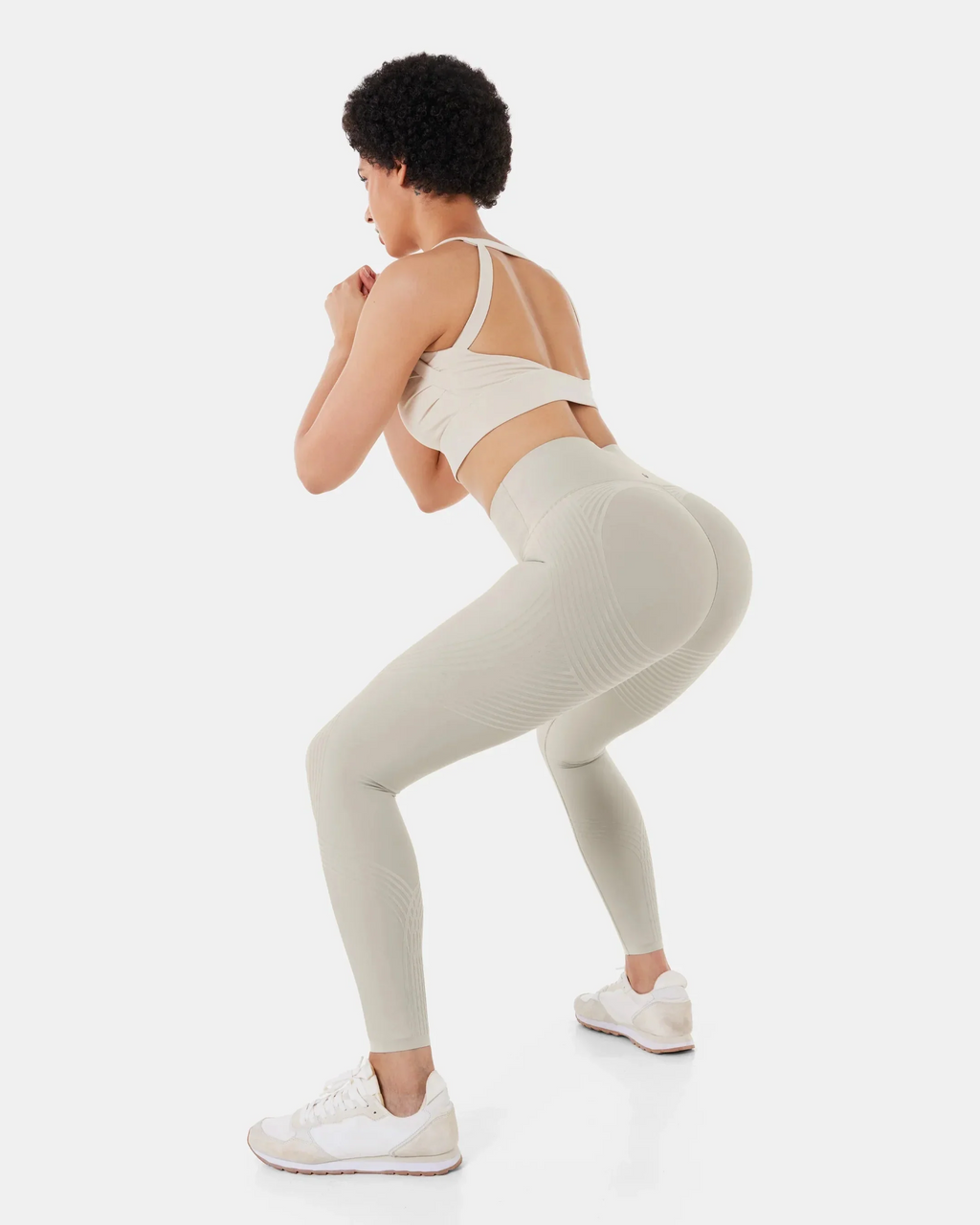 Sculpt Leggings — CelluWeave™ | Sand